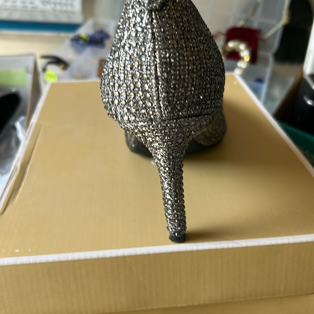 MICHAEL Michael Kors Silver Heels